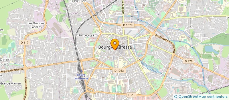 localisation de l'entreprise SOCIETE D'AVOCATS BERNASCONI ROZET MONNET-SUETY FOREST  BOURG-EN-BRESSE