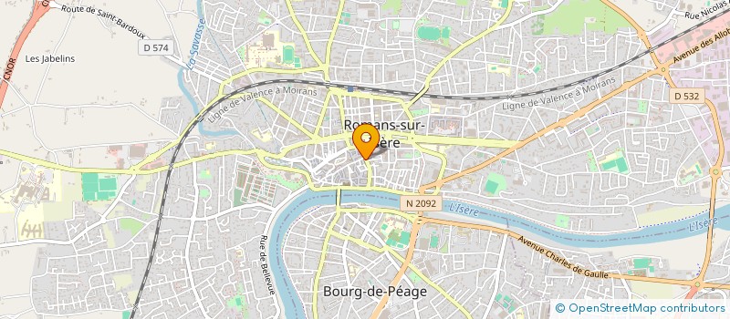 localisation de l'entreprise SOCIETE D'AVOCATS BROSSE & POLLEUX  ROMANS-SUR-ISERE