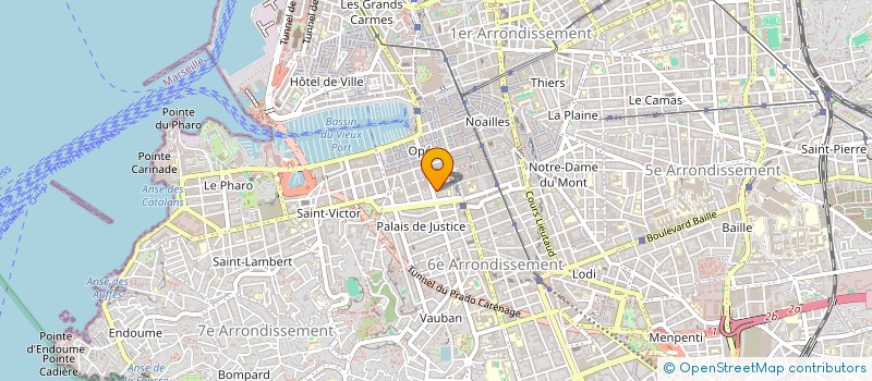 localisation de l'entreprise SOCIETE D'AVOCATS JOUAN & OLIVIER  MARSEILLE