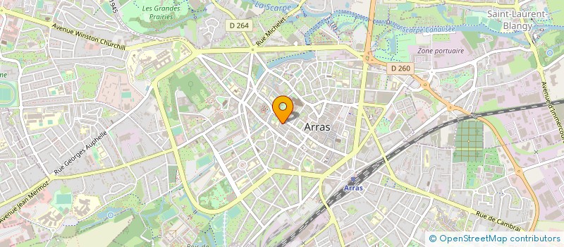 localisation de l'entreprise SOCIETE D'AVOCATS MEILLIER à ARRAS