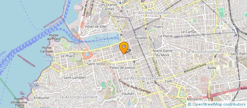 localisation de l'entreprise SOCIETE D AVOCATS MICHEL PEZET ET ASSOCIES  MARSEILLE