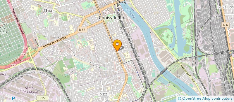 localisation de l'entreprise SOCIETE D E B à CHOISY-LE-ROI