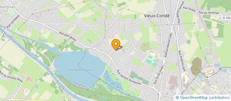 localisation de l'entreprise SOCIETE D EAU & D ASSAINISSEMENT à VIEUX-CONDE