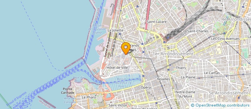 localisation de l'entreprise SOCIETE D'EBENISTERIE ET DE DECORATION à MARSEILLE