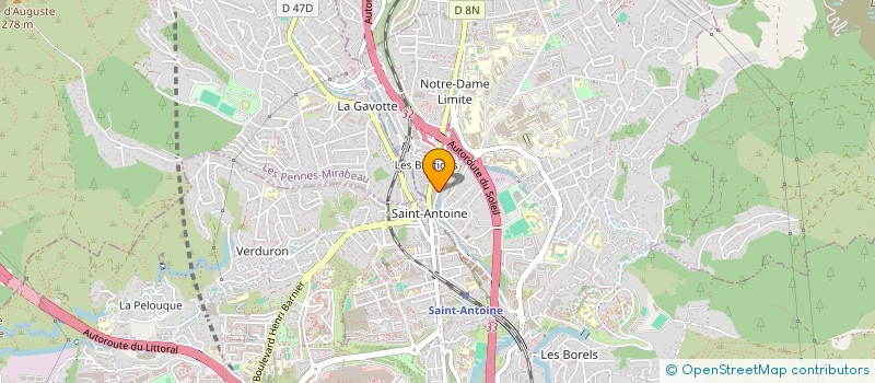 localisation de l'entreprise SOCIETE D ECHAFAUDAGE ET D ISOLATION à MARSEILLE