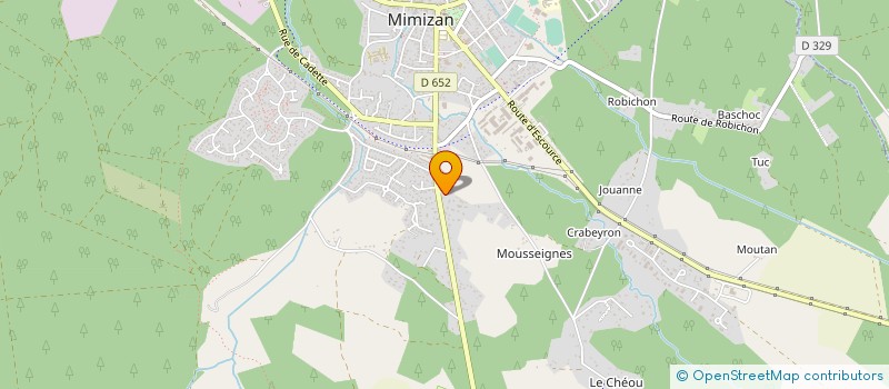 localisation de l'entreprise SOCIETE D'ECHALLENS MIMIZAN  MIMIZAN