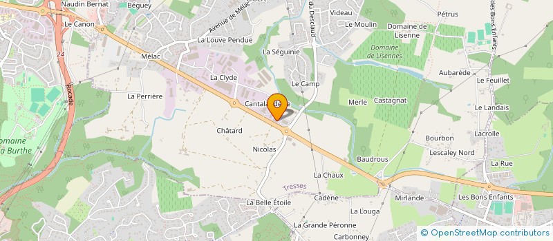 localisation de l'entreprise SOCIETE D'ECHALLENS TRESSES à TRESSES