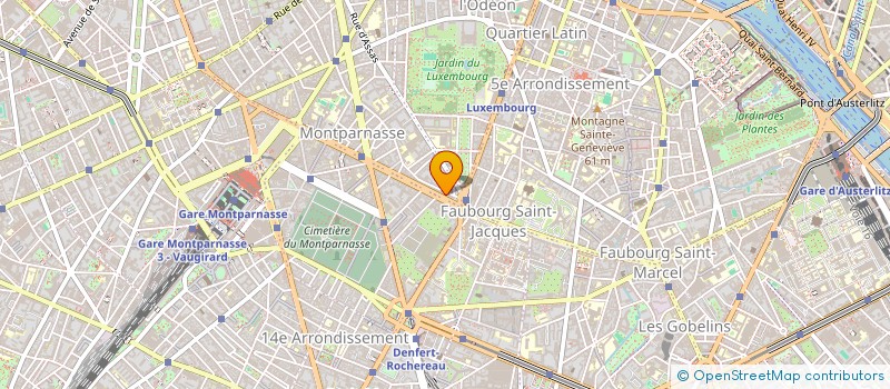 localisation de l'entreprise SOCIETE D'ECHANGES CULTURELS à PARIS