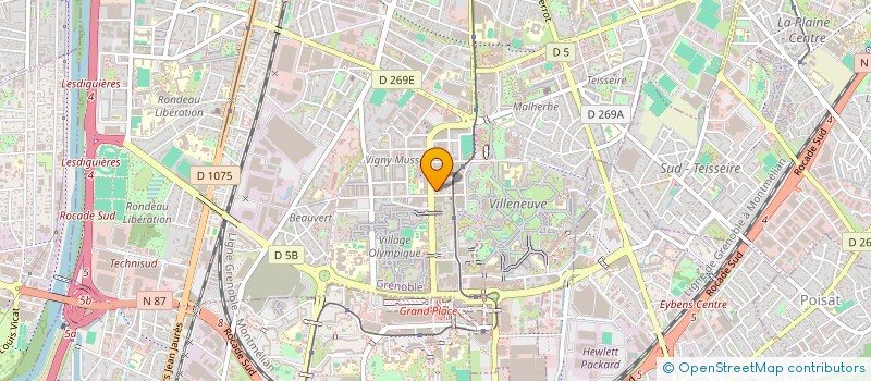 localisation de l'entreprise SOCIETE D'ECHOGRAPHIE DE LA CLINIQUE DU MAIL  GRENOBLE