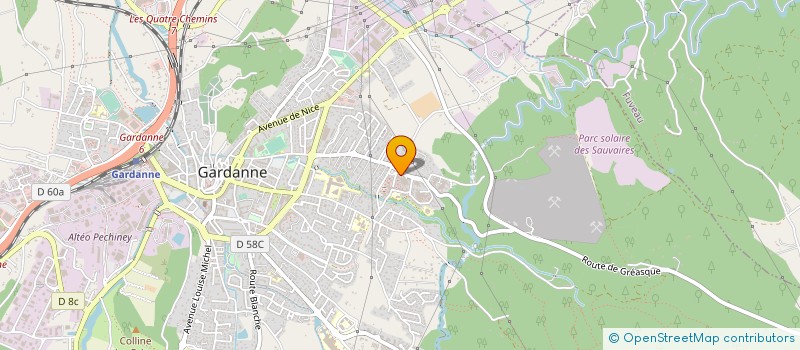 localisation de l'entreprise SOCIETE D'ECONOMIE MIXTE D'AMENAGEMENT DE GARDANNE ET SA REGION à GARDANNE