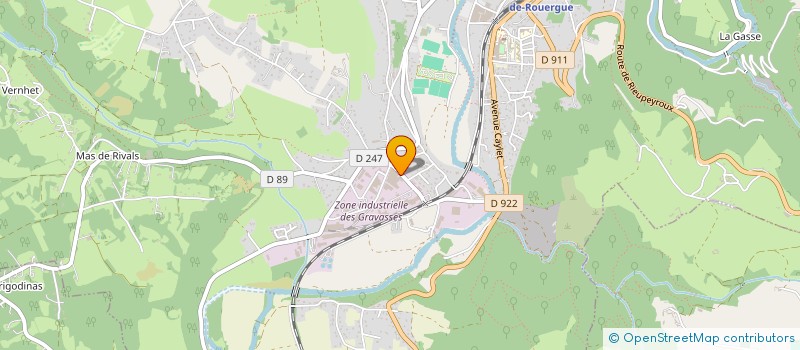 localisation de l'entreprise SOCIETE D'ECONOMIE MIXTE DE L'ABATTOIR DU VILLEFRANCHOIS à VILLEFRANCHE-DE-ROUERGUE