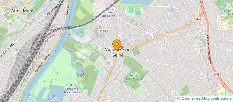localisation de l'entreprise SOCIETE D'ECONOMIE MIXTE DE VIGNEUX à VIGNEUX-SUR-SEINE