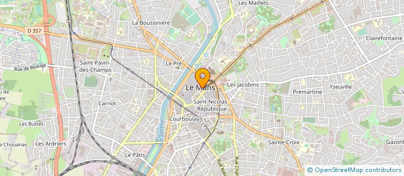 localisation de l'entreprise SOCIETE D'ECONOMIE MIXTE DES TRANSPORTS EN COMMUN DE L'AGGLOMERATION MANCELLE  LE MANS