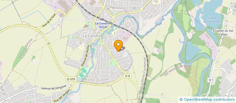 localisation de l'entreprise SOCIETE D ECONOMIE MIXTE DU VAL D ALLIER à LE CENDRE