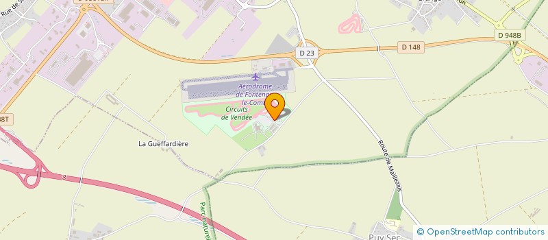 localisation de l'entreprise SOCIETE D'ECONOMIE MIXTE LOCALE INNOVATION AUTOMOBILE SUD VENDEE à FONTENAY-LE-COMTE