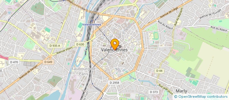 localisation de l'entreprise SOCIETE D'ECONOMIE MIXTE PARKING ARSENAL à VALENCIENNES