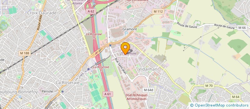 localisation de l'entreprise SOCIETE D'EDITION DE LA PRESSE REGIONALE  BALMA