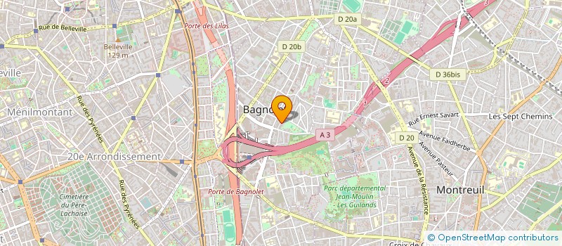 localisation de l'entreprise SOCIETE D EDITION ET DE COMMUNICATION DE ENSEMBLE à BAGNOLET
