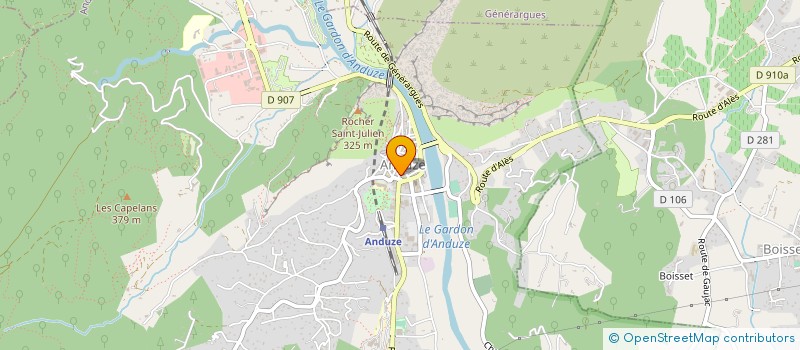 localisation de l'entreprise SOCIETE D EDITION ET DE PRODUCTION ARTISTIQUE  ANDUZE