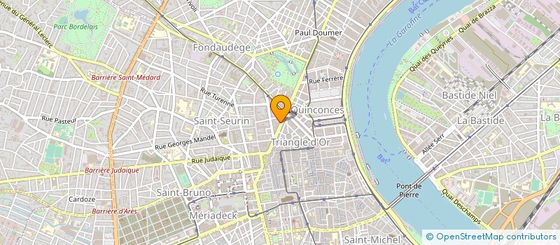 localisation de l'entreprise SOCIETE D'EDITIONS AQUA PRESSE à BORDEAUX
