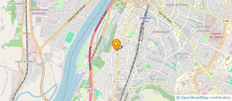 localisation de l'entreprise SOCIETE D'EDITIONS DE PRESSE RHONE-ALPES à VALENCE