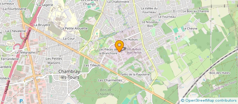 localisation de l'entreprise SOCIETE D'EDITIONS ET DE PUBLICATIONS AGRICOLES DE TOURAINE SEPAT à CHAMBRAY-LES-TOURS