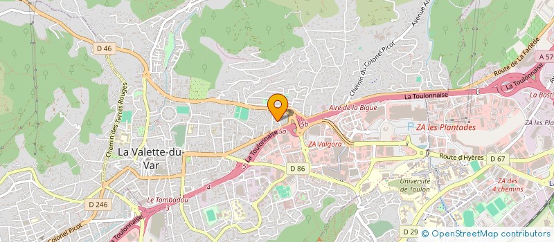 localisation de l'entreprise SOCIETE D'EDITIONS LA SAUVEBONNE  LA VALETTE-DU-VAR