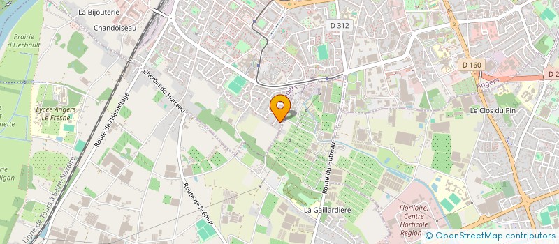 localisation de l'entreprise SOCIETE D ELECTRICITE COSSON à ANGERS