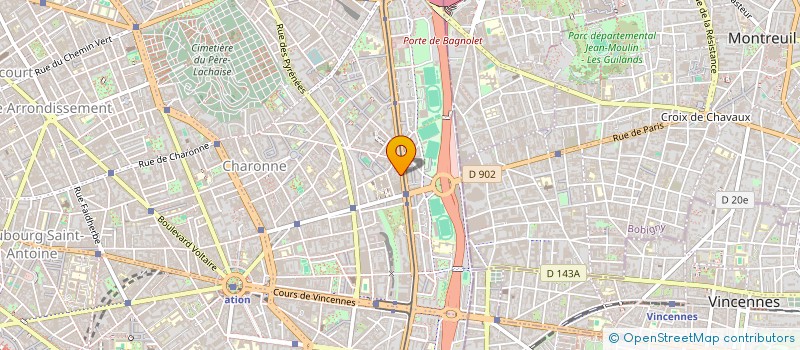 localisation de l'entreprise SOCIETE D'ELECTRICITE- DE PLOMBERIE- DE CARRELAGE ET DE DEPANNAGE  PARIS