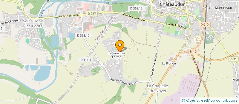 localisation de l'entreprise SOCIETE D'ELECTRICITE DUNOISE à LA CHAPELLE-DU-NOYER
