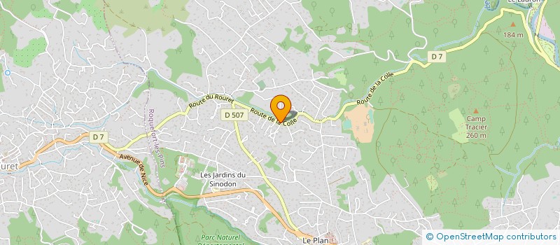 localisation de l'entreprise SOCIETE D'ELECTRICITE ET D'ELECTRONIQUE  ROQUEFORT-LES-PINS