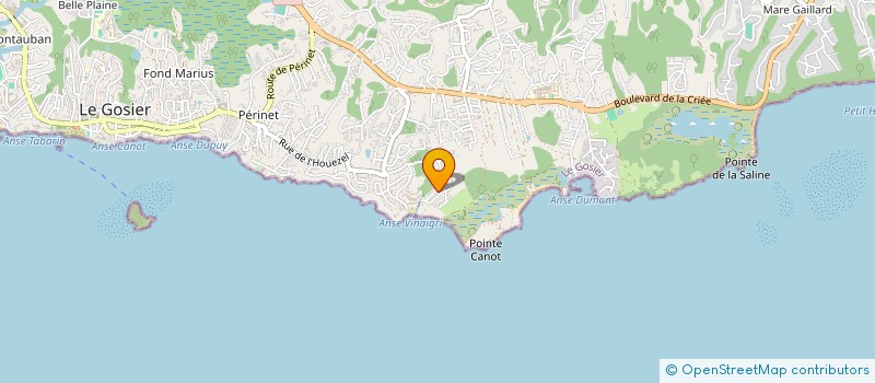 localisation de l'entreprise SOCIETE D'ELECTRICITE ET DE PLOMBERIE DE GUADELOUPE  LE GOSIER