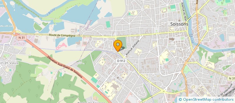 localisation de l'entreprise SOCIETE D'ELECTRICITE GENERALE FLEURY à SOISSONS