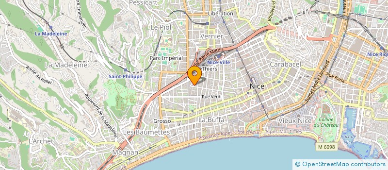 localisation de l'entreprise SOCIETE D ELECTRICITE NICOISE FALCO à NICE