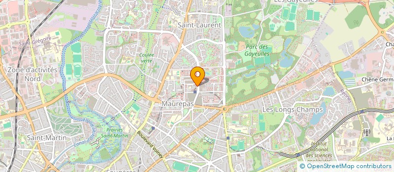 localisation de l'entreprise SOCIETE D'ELECTRICITE RENNES MAUREPAS  RENNES