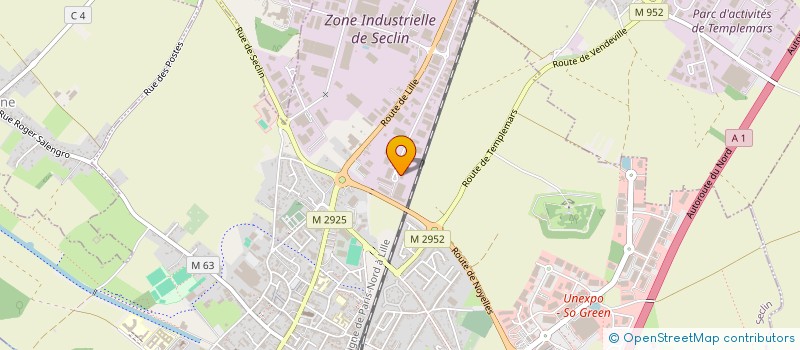 localisation de l'entreprise SOCIETE D'ELECTRICITE VENDEVILLE à SECLIN