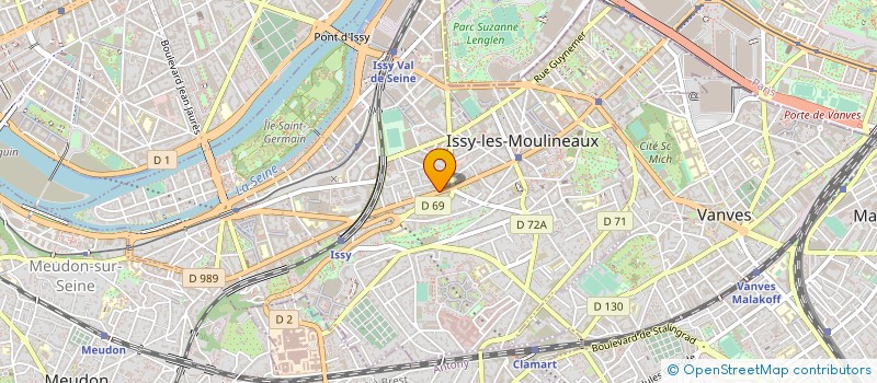 localisation de l'entreprise SOCIETE D'ELECTRONIQUE PRATIQUE APPLIQUEE - SEPA à ISSY-LES-MOULINEAUX