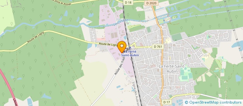 localisation de l'entreprise SOCIETE D'ELECTROTECHNIQUE ET D'ELECTRONIQUE APPLIQUEE à LA FERTE-SAINT-AUBIN