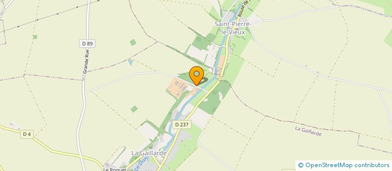 localisation de l'entreprise SOCIETE D'ELEVAGE FREDERIC OUVRY  SAINT-PIERRE-LE-VIEUX