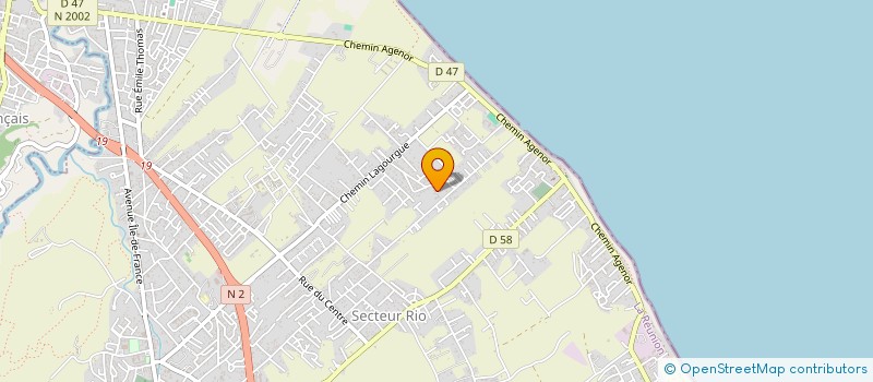localisation de l'entreprise SOCIETE D'EMBALLAGE REUNIONNAIS ET DE MANUTENTION à SAINT-ANDRE