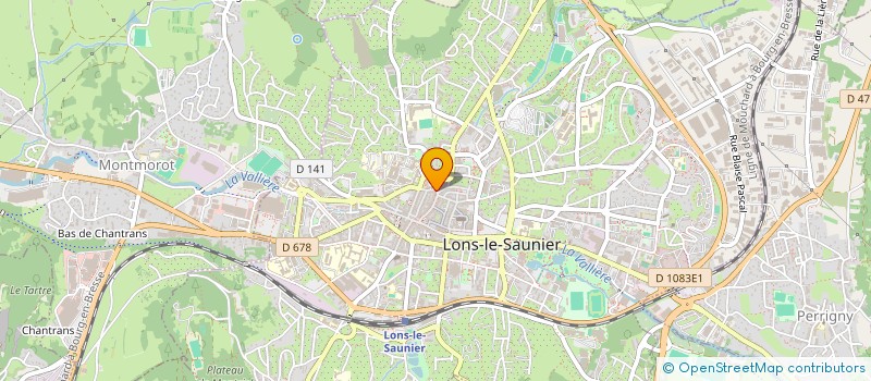localisation de l'entreprise SOCIETE D EMULATION DU JURA à LONS-LE-SAUNIER