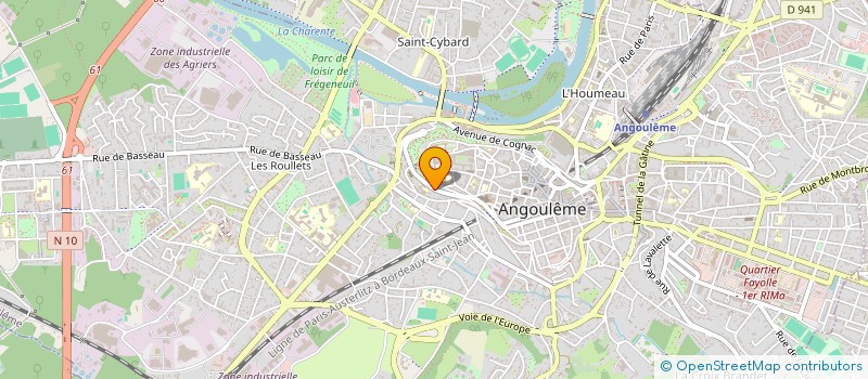localisation de l'entreprise SOCIETE D'ENCOURAGEMENT AU BIEN DE LA CHARENTE à ANGOULEME