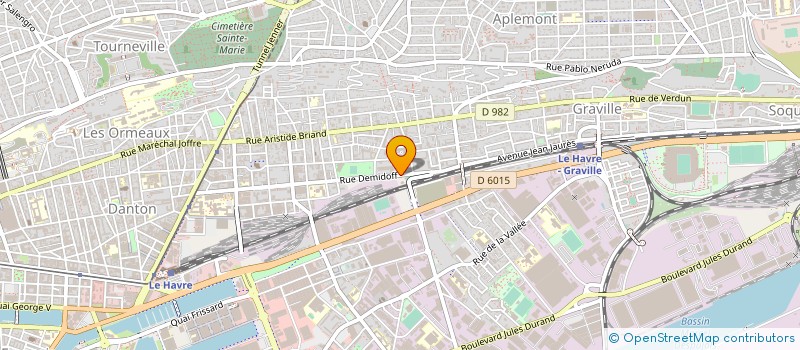 localisation de l'entreprise SOCIETE D'ENERGIES ET DE COMBUSTIBLES HAVRAISE à LE HAVRE