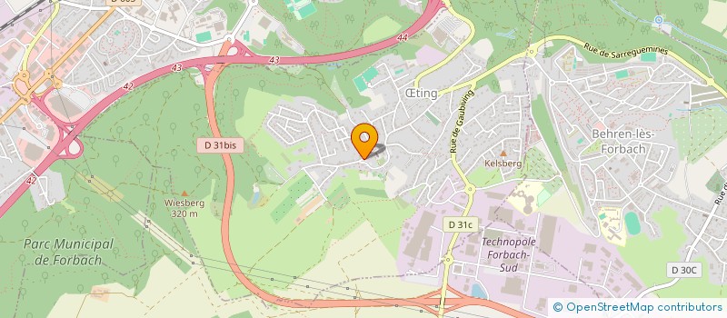 localisation de l'entreprise SOCIETE D'ENTRAIDE AUX MINEURS D'OETING  TING