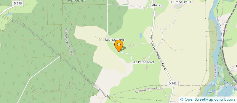 localisation de l'entreprise SOCIETE D'ENTRAINEMENT ANTHONY TINTILLIER  MARCENAT