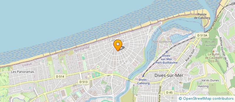 localisation de l'entreprise SOCIETE D'ENTRAINEMENT AURELIE MONTAUBAN VAN SWIJNDREGT  CABOURG