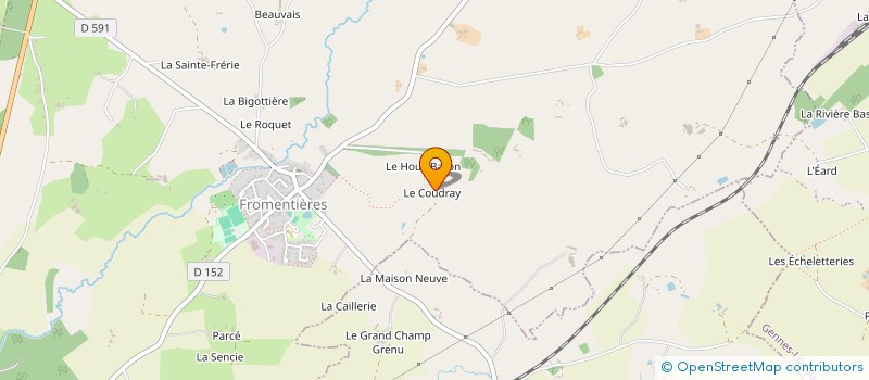 localisation de l'entreprise SOCIETE D'ENTRAINEMENT DAMIEN CADOT  DAON