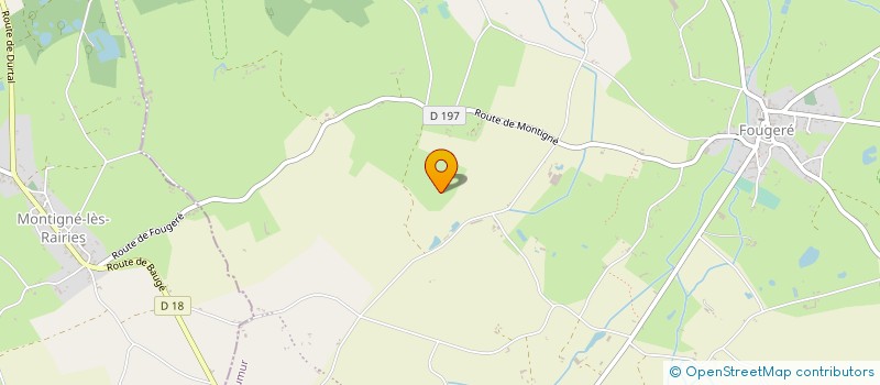 localisation de l'entreprise SOCIETE D'ENTRAINEMENT DONATIEN SOURDEAU DE BEAUREGARD EARL à BAUGE-EN-ANJOU
