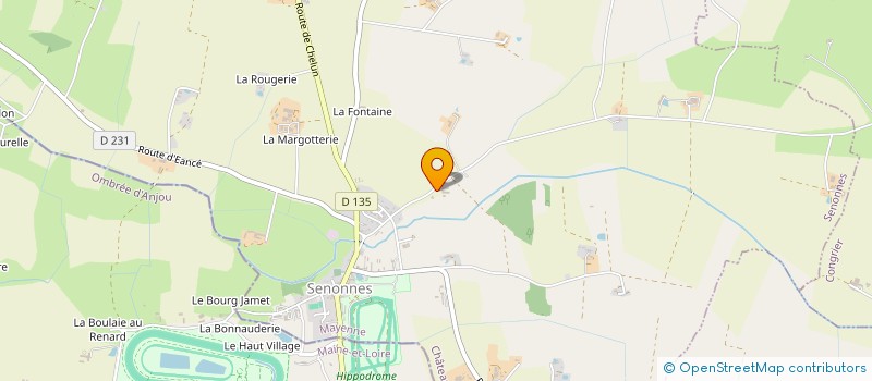 localisation de l'entreprise SOCIETE D ENTRAINEMENT FRANCOIS MONFORT SAS  SENONNES