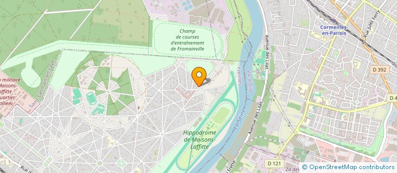 localisation de l'entreprise SOCIETE D'ENTRAINEMENT MARIE-LAETITIA MORTIER EARL à MAISONS-LAFFITTE